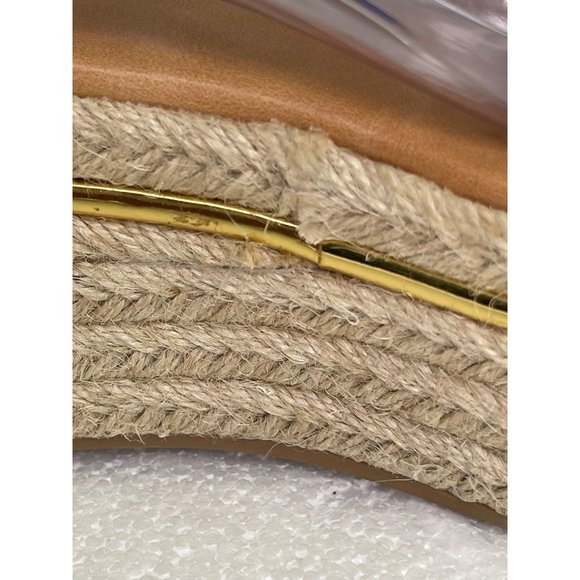 Bleecker & Bond womens size 7.5 Odette Espadrille Wedge Sandal gladiator style - Picture 4 of 16